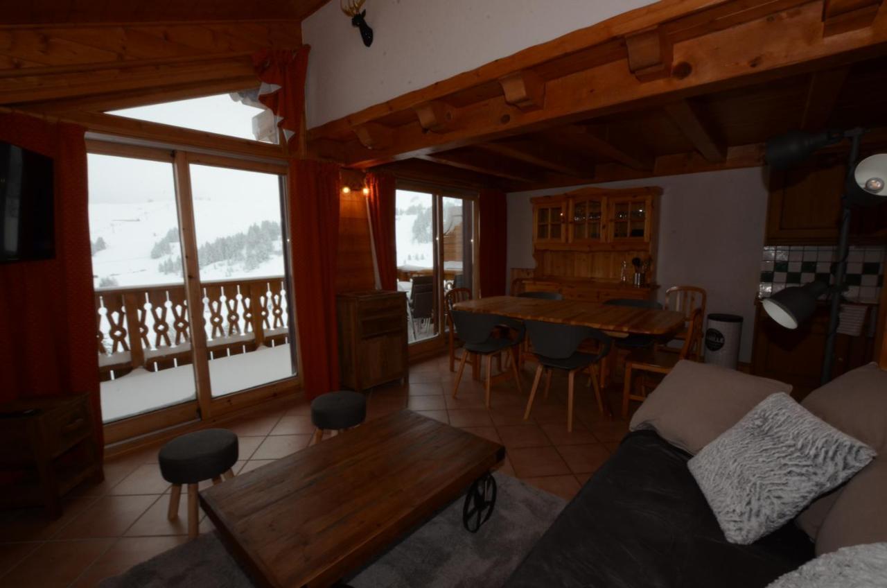 Chalet A, Village Des Lapons Les Saisies, 3 Chambres Et 1 Espace Nuit Mezzanine المظهر الخارجي الصورة