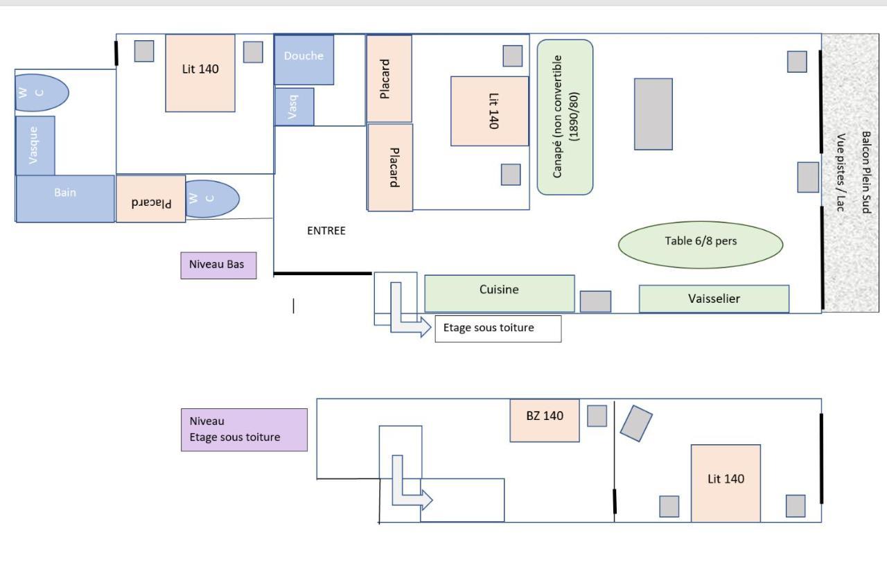Chalet A, Village Des Lapons Les Saisies, 3 Chambres Et 1 Espace Nuit Mezzanine المظهر الخارجي الصورة